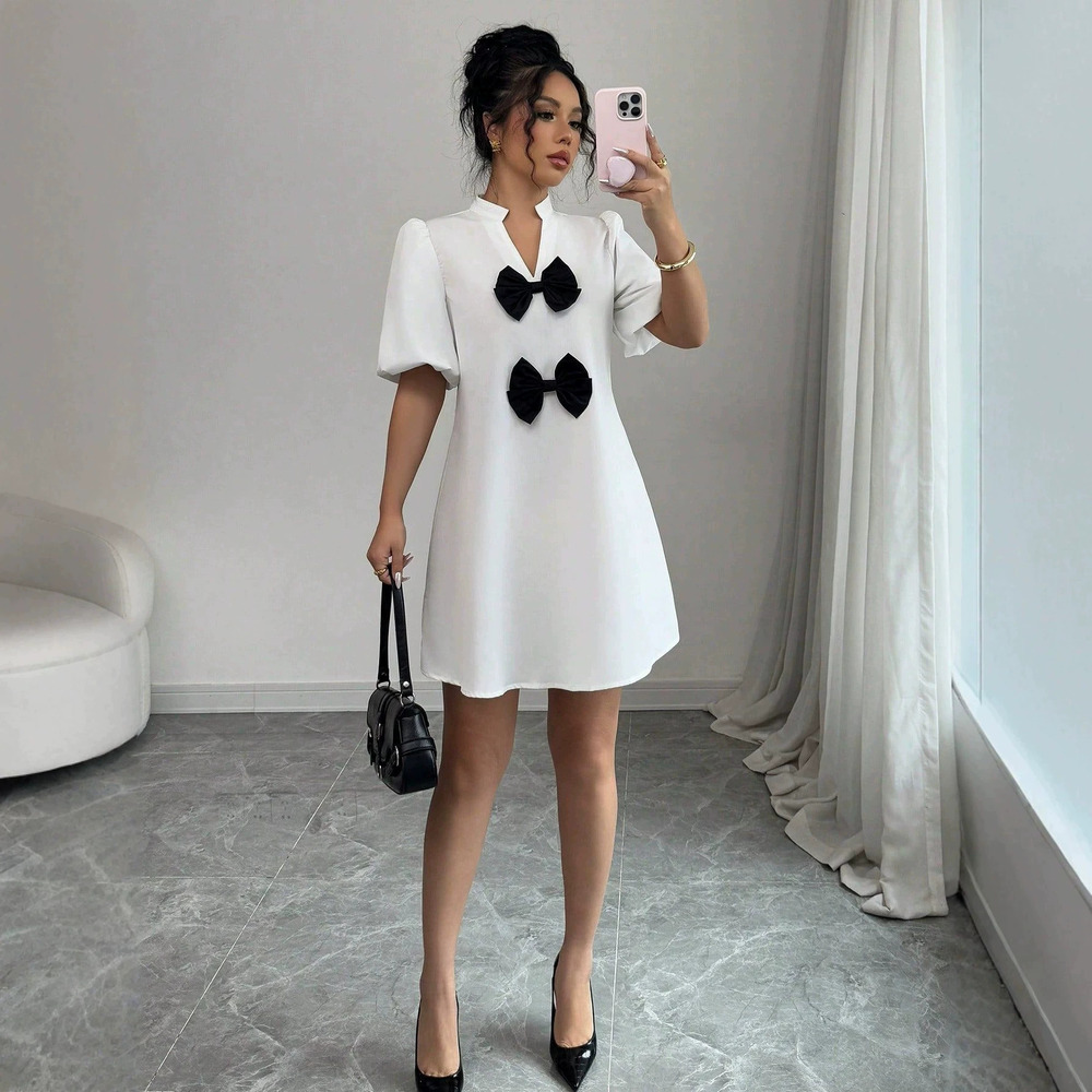 Zara White Soft Waist Mini Dress